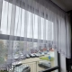 Firana gotowa z gipiurą ŁUK 450x130 (limitowana kolekcja) - na karnisz 175-225cm
